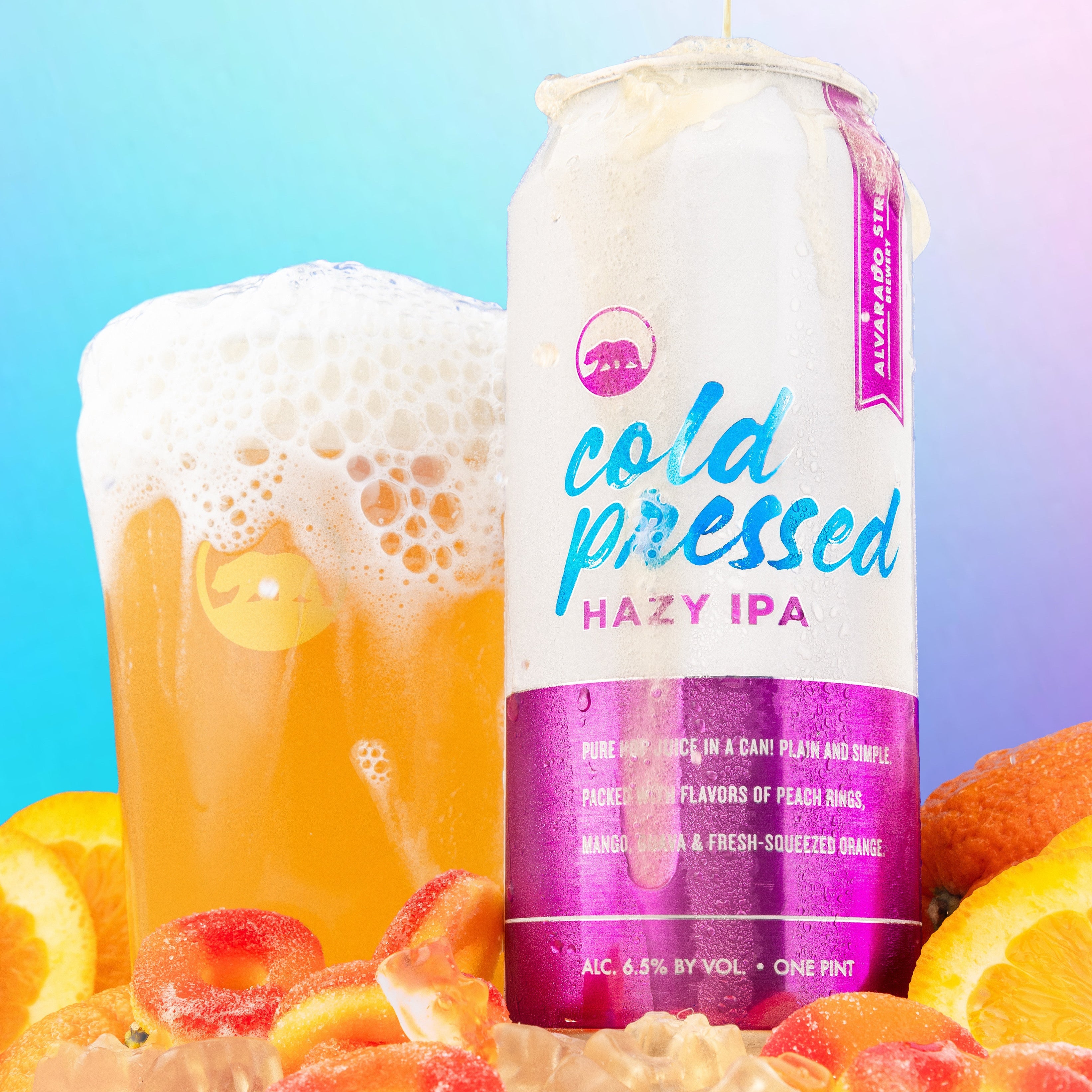 Cold Pressed - Hazy IPA - Alvarado Street Brewery
